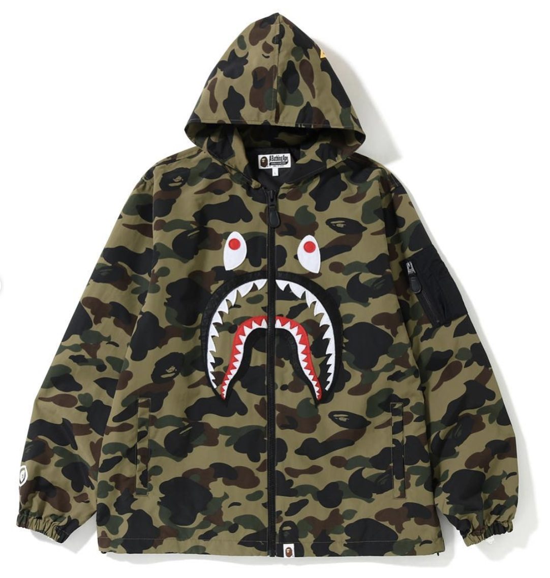 Bape 1st Camo Shark Hoodie